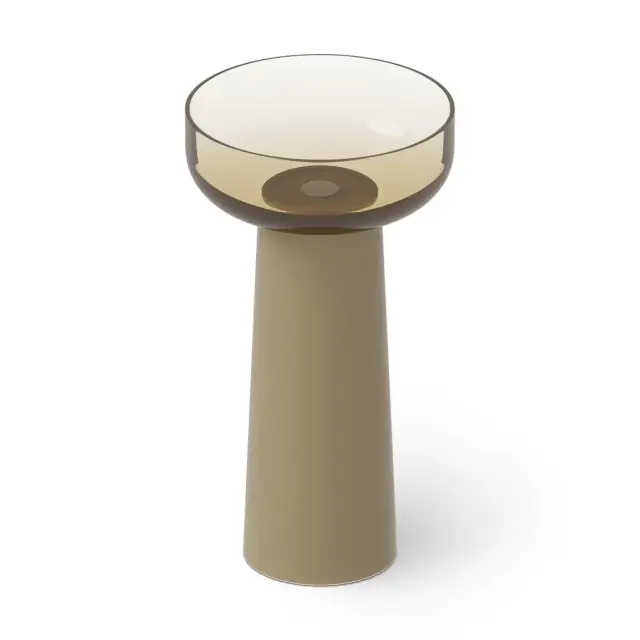 Dea Design Раковина напольная d48x88h см, Glasstech, выпуск в пол, цвет: classic green DD2027 480 R6