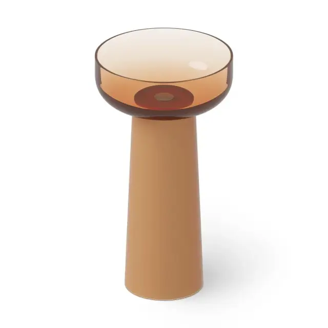 Dea Design Раковина напольная d48x88h см, Glasstech, выпуск в пол, цвет: sunset DD2027 480 R1