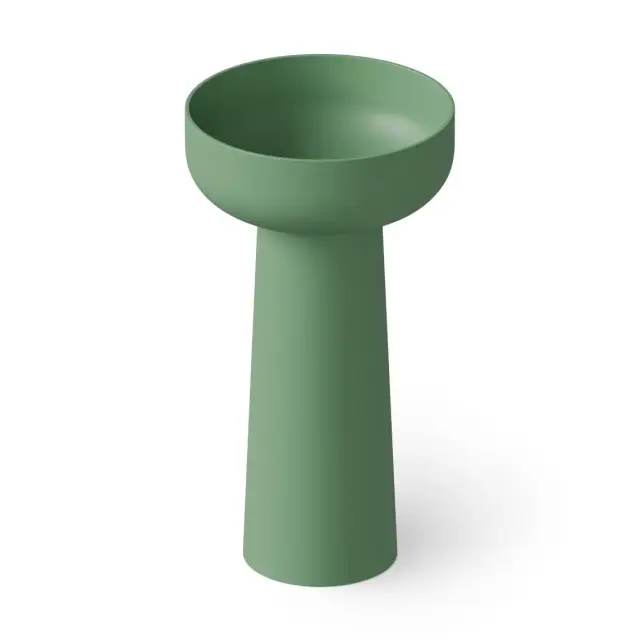 Dea Design Раковина напольная d48x88h см, Solid Surface, выпуск в пол, цвет: mint DD2027 480 12