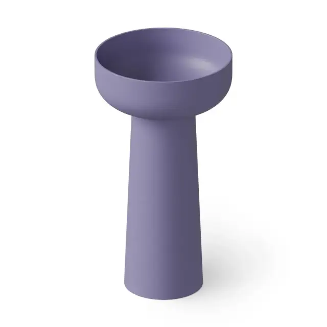 Dea Design Раковина напольная d48x88h см, Solid Surface, выпуск в пол, цвет: lilac DD2027 480 14