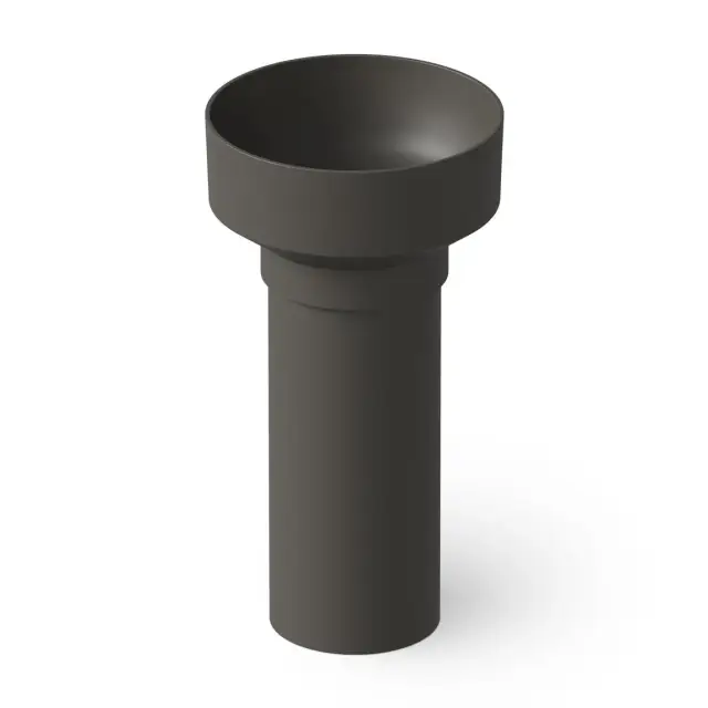 Dea Design Раковина напольная d48x90h см, Solid Surface, выпуск в пол, цвет: graphite DD2023 480 5