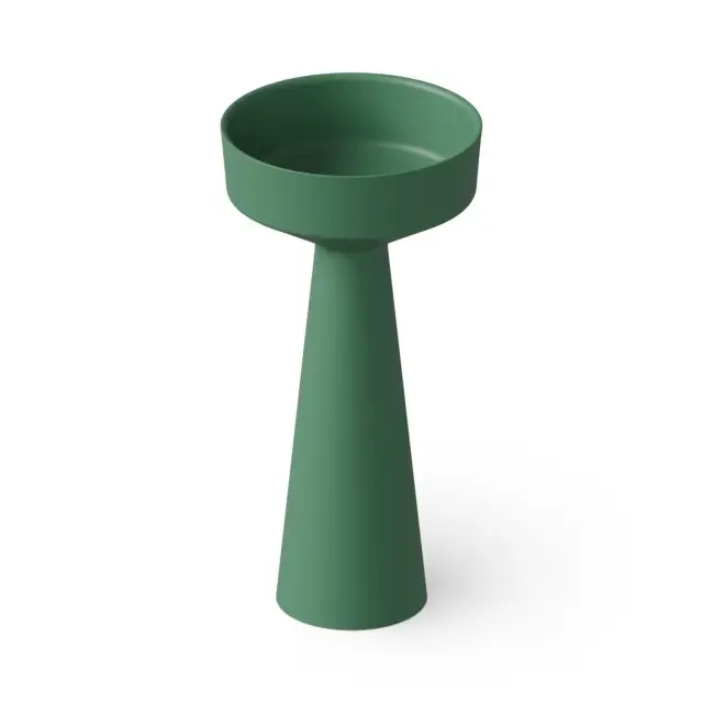 Dea Design Раковина напольная d42,5x85h см, Solid Surface, выпуск в пол, цвет: sage DD2018 425 9