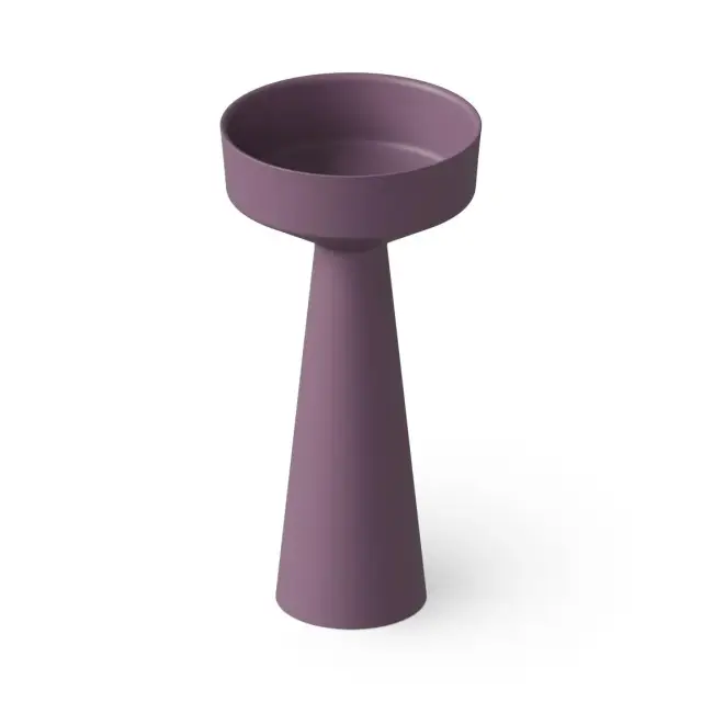 Dea Design Раковина напольная d42,5x85h см, Solid Surface, выпуск в пол, цвет: lavender DD2018 425 8