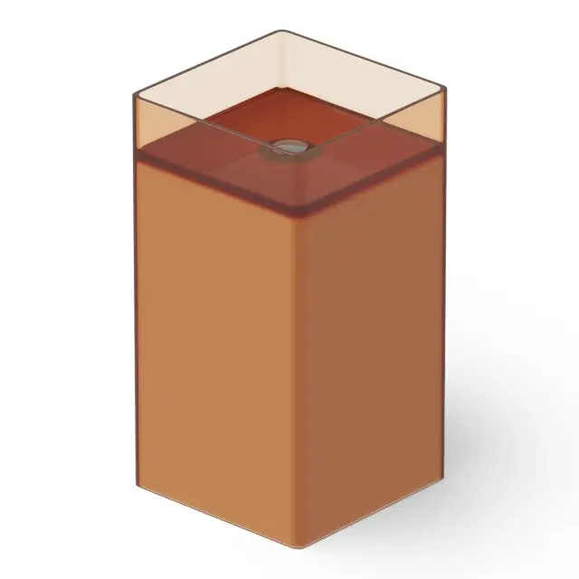 Dea Design Раковина напольная 45x45x90h см, Glasstech, выпуск в пол, цвет: sunset DD2017 450 R1