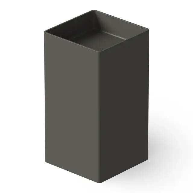 Dea Design Раковина напольная 45x45x90h см, Solid Surface, выпуск в пол, цвет: graphite DD2017 450 5