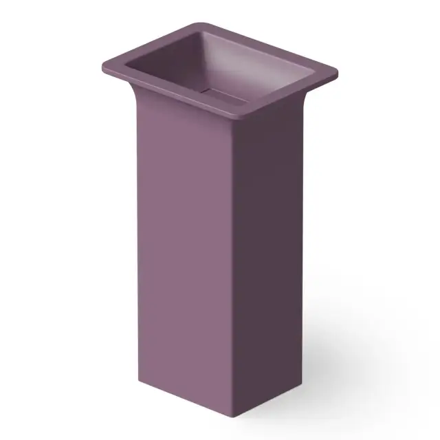 Dea Design Раковина напольная 50x40x90h см, Solid Surface, выпуск в пол, цвет: lavender DD2014 500 8