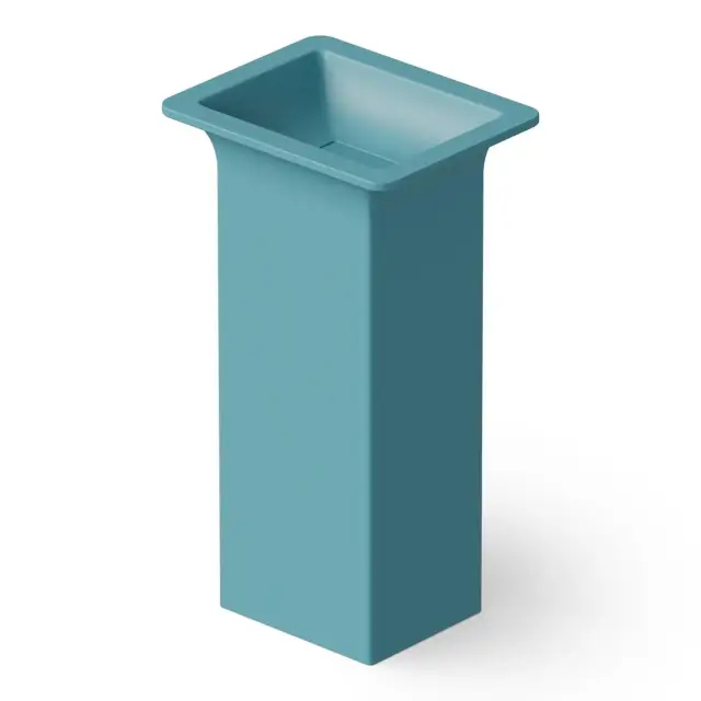 Dea Design Раковина напольная 50x40x90h см, Solid Surface, выпуск в пол, цвет: wave DD2014 500 15