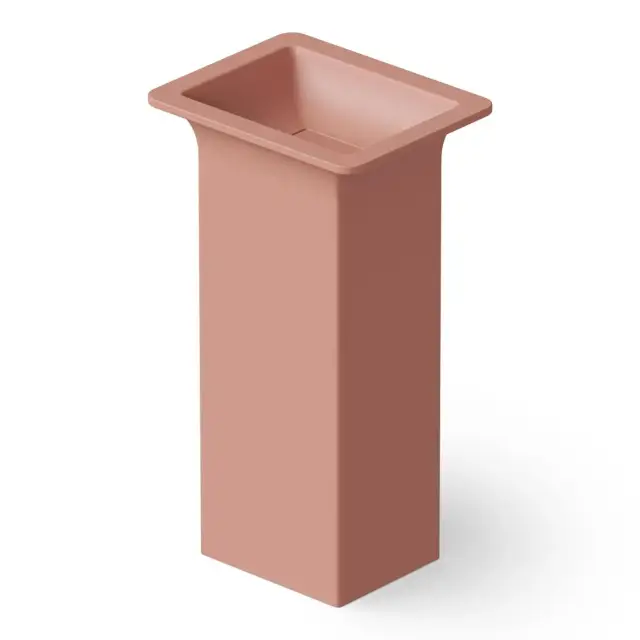 Dea Design Раковина напольная 50x40x90h см, Solid Surface, выпуск в пол, цвет: lotus DD2014 500 13