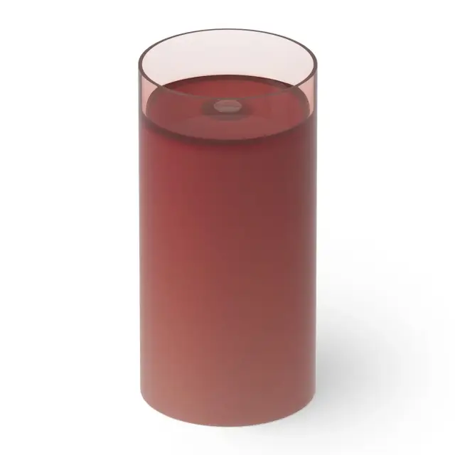 Dea Design Раковина напольная d40x82h см, Glasstech, выпуск в пол, цвет: pomegranate DD2012 400 R5