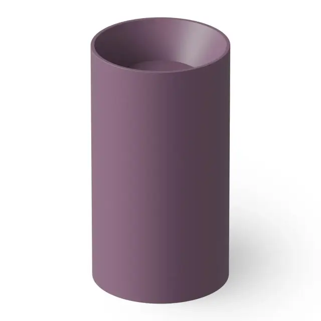Dea Design Раковина напольная d49,5x90h см, Solid Surface, выпуск в пол, цвет: lavender DD2011 495 8