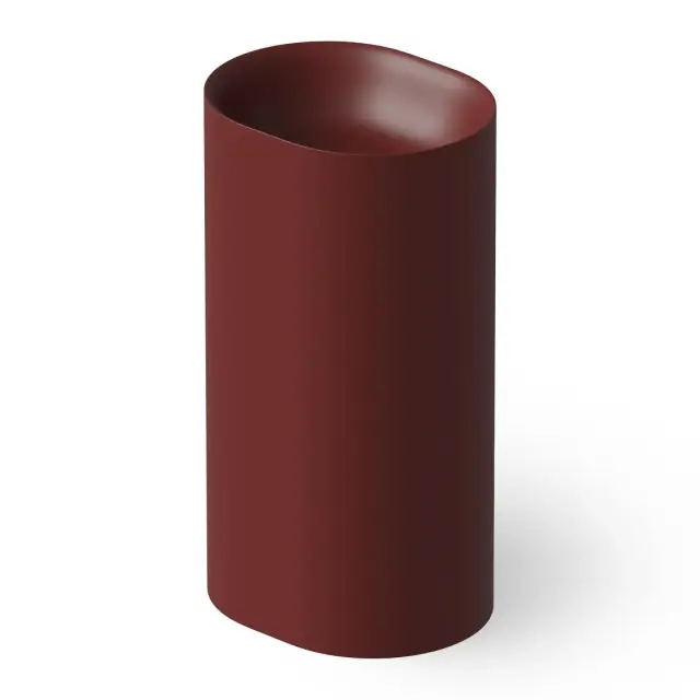 Dea Design Раковина напольная 50x40x90h см, Solid Surface, выпуск в пол, цвет: red wine DD2008 500 17
