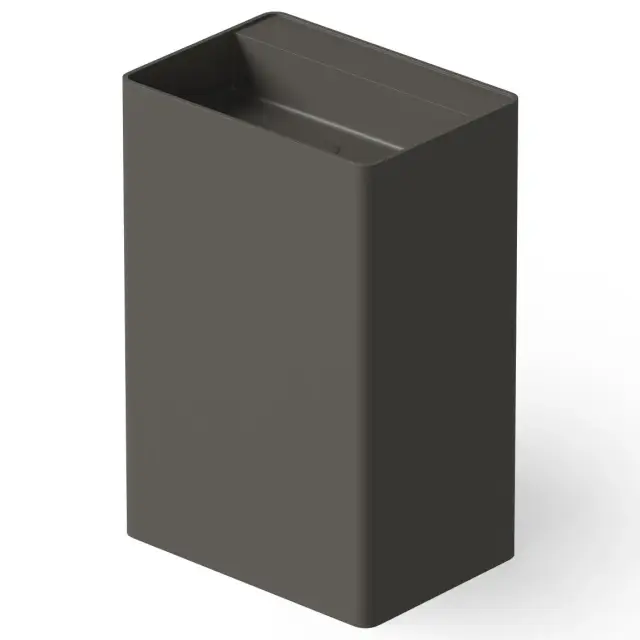 Dea Design Раковина напольная 60x42x90h см, Solid Surface, выпуск в пол, цвет: graphite DD2004 600 5