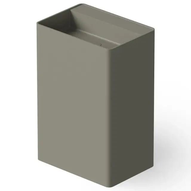 Dea Design Раковина напольная 60x42x90h см, Solid Surface, выпуск в пол, цвет: light grey DD2004 600 4