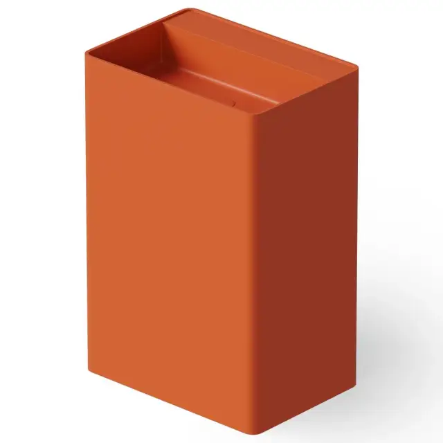 Dea Design Раковина напольная 60x42x90h см, Solid Surface, выпуск в пол, цвет: orange DD2004 600 7