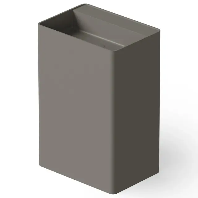 Dea Design Раковина напольная 60x42x90h см, Solid Surface, выпуск в пол, цвет: grey DD2004 600 3