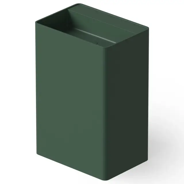 Dea Design Раковина напольная 60x42x90h см, Solid Surface, выпуск в пол, цвет: dark green DD2004 600 11