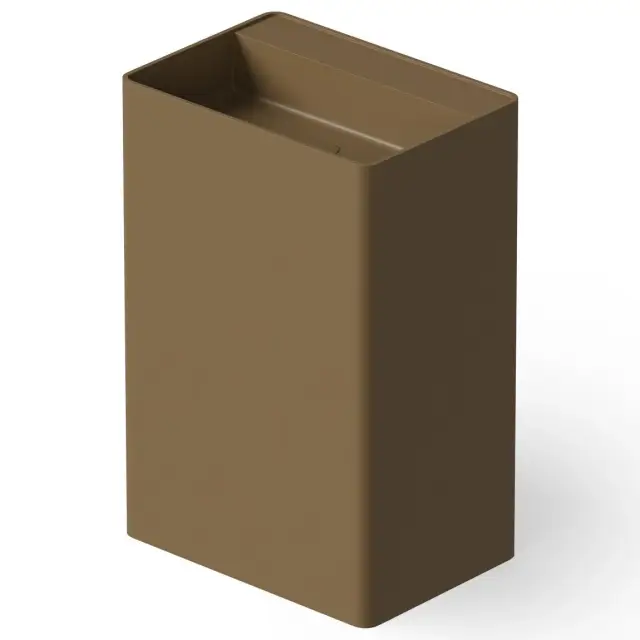 Dea Design Раковина напольная 60x42x90h см, Solid Surface, выпуск в пол, цвет: dark camel DD2004 600 1