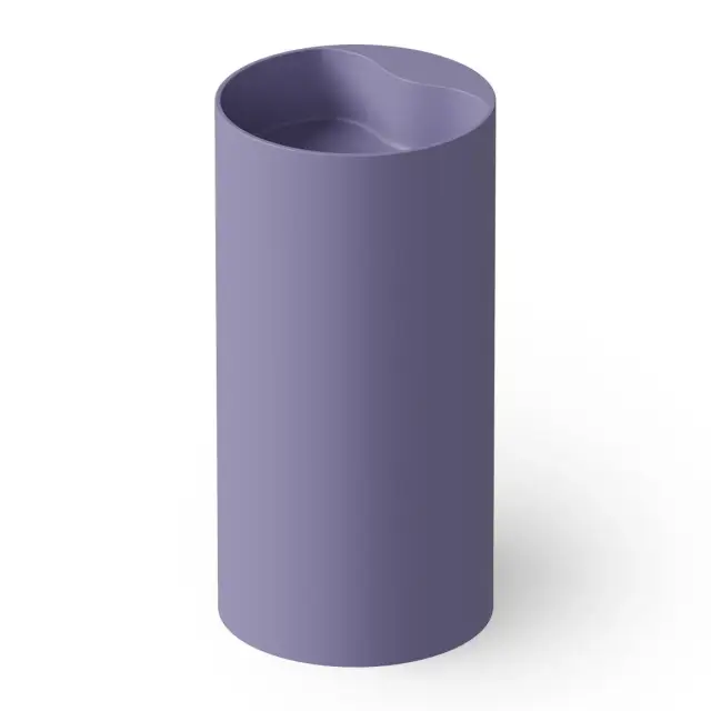 Dea Design Раковина напольная d45x90h см, Solid Surface, выпуск в пол, цвет: lilac DD2002 450 14