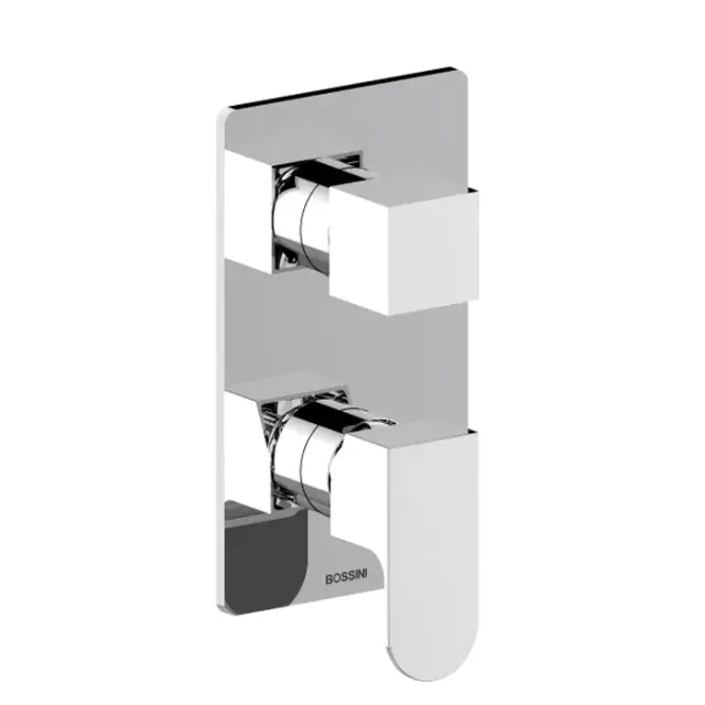 Bossini Gillo Смеситель для душа встраиваемый, на 2-5 потребителей, внешняя часть, цвет: chrome Z00738.030