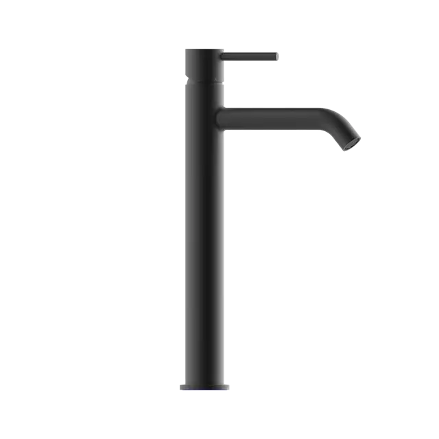 Bossini Teo Смеситель для раковины высокий, с донным клапаном, высота излива 22,3см, цвет: mat black Z00703.073