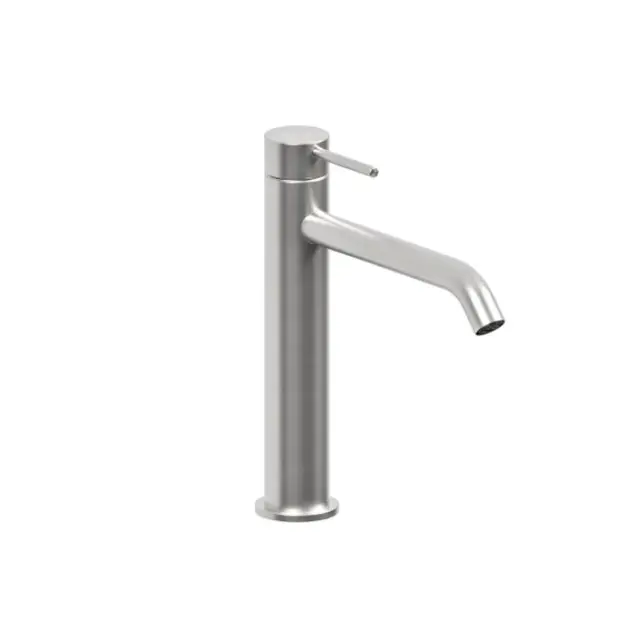 Bossini Nobu Смеситель для раковины, без д/к, длина излива 16,5см, цвет: mat brushed stainless steel INZ203.075