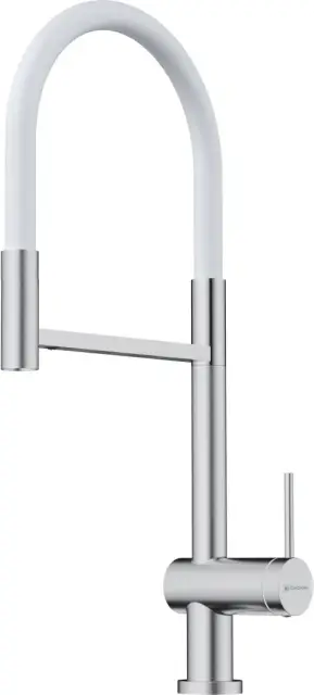 Omoikiri Kanto 2 Plus SB BN-WH Смеситель для кухни, гибкий излив, цвет: нержавеющая сталь 4994450