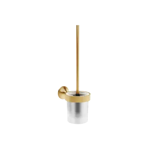 Dornbracht Vaia Ершик для унитаза подвесной, колба из матового хрусталя, цвет: brushed durabrass 83 900 809-28