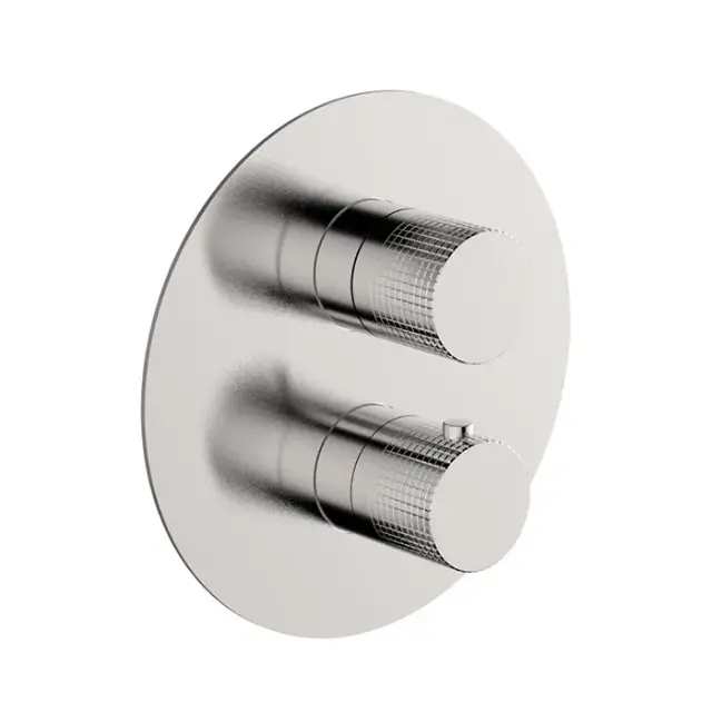 Cisal X32 Смеситель для душа термостатический на 2 потребителя, встр., цвет: brushed stainless steel X1018200D1