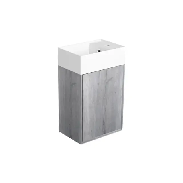 Simas Agile Тумба под раковину AG40, подвесная 40х52х27h см, 1 дверца, цвет: barrique AGM40 BARRIQUE