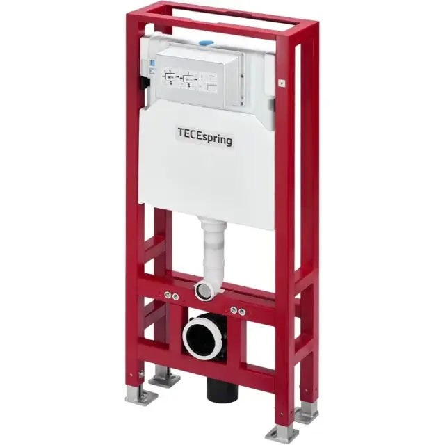 Tece Spring Инсталляция для унитаза с двойной рамой 114,4h см, крепление в капитальный пол S500393