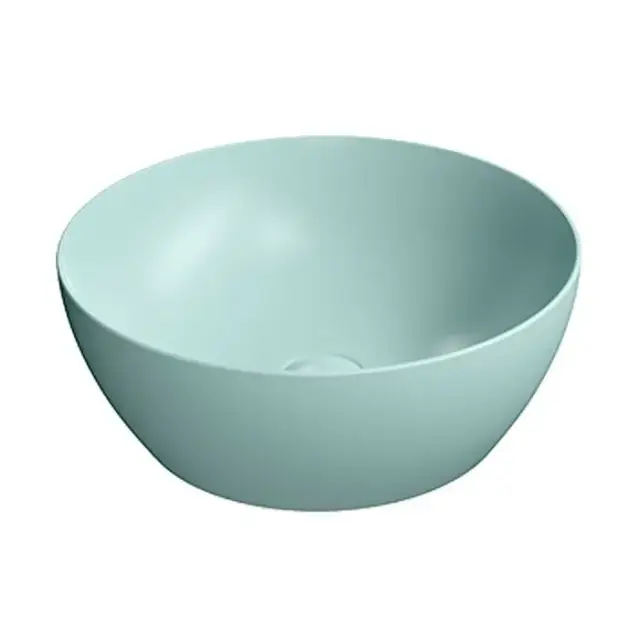 GSI Pura Раковина чаша d42x16h см, без перелива и отверстия под смеситель, цвет: ghiaccio matte 885115