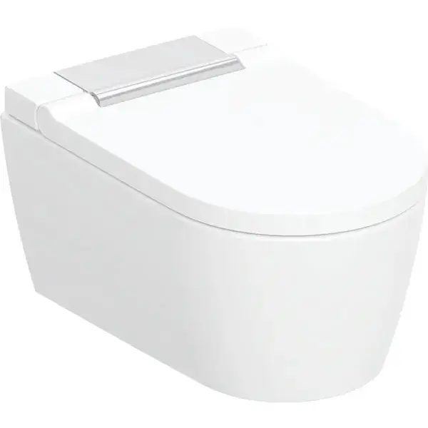 Geberit AquaClean Sela Унитаз-биде подвесной безободковый с крышкой микролифт, цвет: белый глянцевый 146.224.21.1