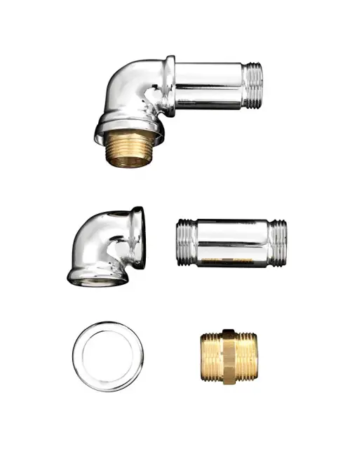 Devon&Devon Black Morris Набор соединительный для напольных ножек, хром MARFCCR