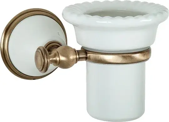 TW Harmony 109 Стакан для зубных щеток подвесной, керамический, цвет: бронза TWHA109bi/br