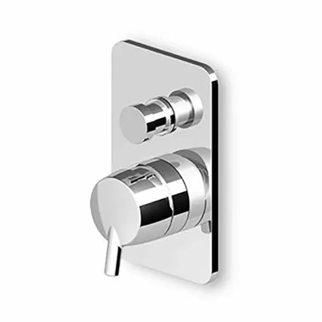 Zucchetti Simply Beautiful Смеситель для ванны и душа встроенный, цвет: хром ZSB121