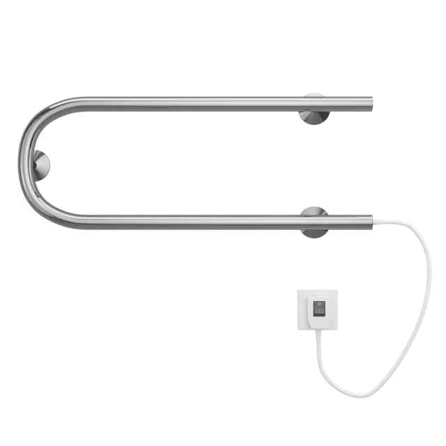 Terminus П-образный Полотенцесушитель электрический 60x22,5h, цвет без покрытия 4620768883941