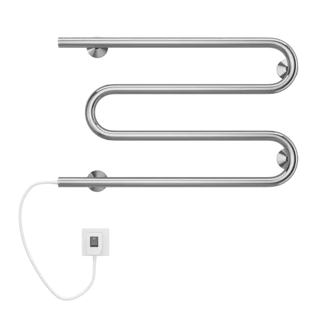 Terminus М-образный Полотенцесушитель электрический 60x35h, цвет без покрытия 4620768883927