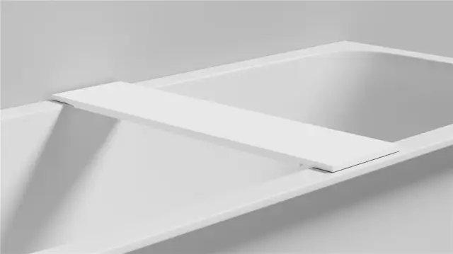 Salini Gabbiano Полка на ванну из S-Stone 73х18 см, цвет: белый матовый 1906204M