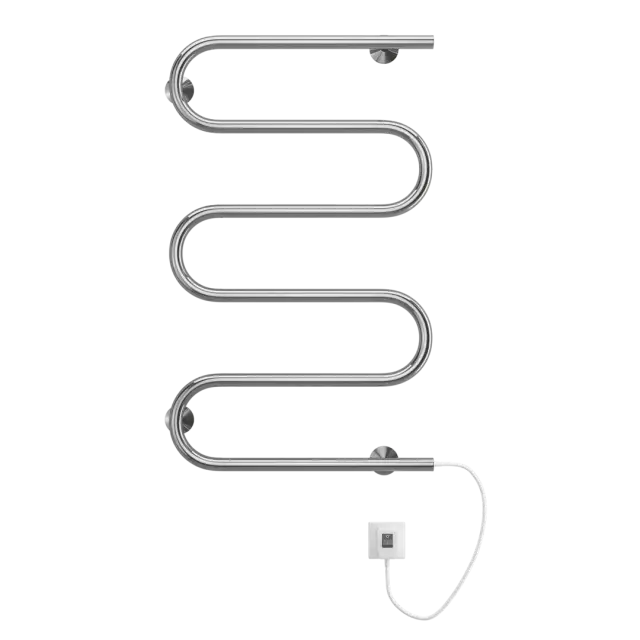 Terminus Ш-образный Полотенцесушитель электрический 50x82,5h, цвет без покрытия 4620768883965