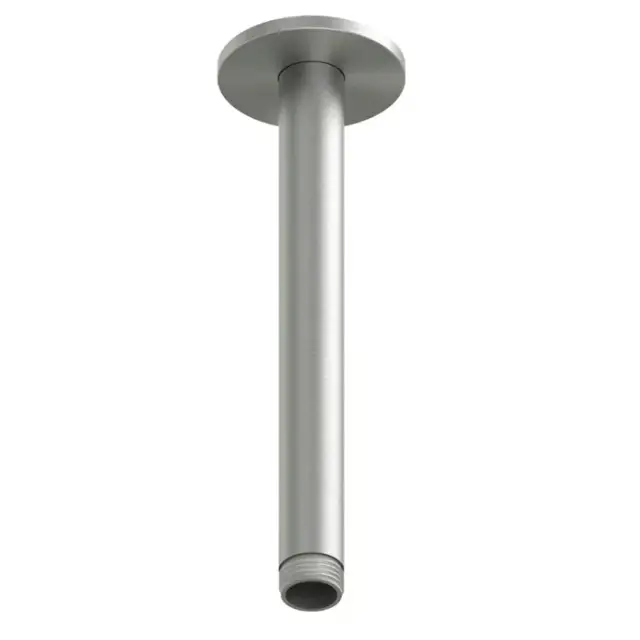 QuadroDesign Держатель верхнего душа 20 см, потолочный, цвет: brushed stainless steel BD002AS_200MM