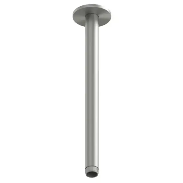 QuadroDesign Держатель верхнего душа 30 см, потолочный, цвет: brushed stainless steel BD002AS_300MM