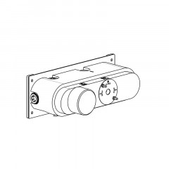 Carimali W5100 Встраиваемая часть термостатического смесителя на 2 потока