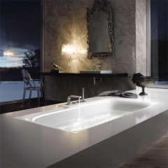 BETTE Lux 3440-000 PLUS, Ванна прямоугольная с шумоизоляцией, с самоочищающимся покрытием, цвет белый