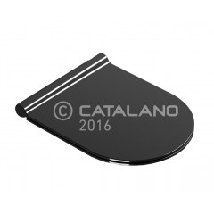 CATALANO SFERA/ZERO 5SCSTPNNE Крышка для унитаза с микролифтом, черная